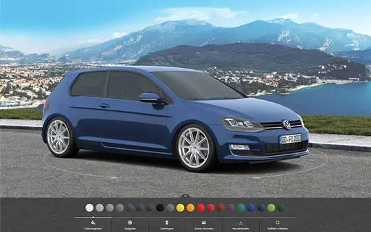 The new wheel configurator
